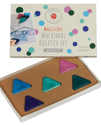 Lulubug Handmade - Magisches Wachsmal Kreativ Set "Unter Wasser" - Makimo - Smart Kids