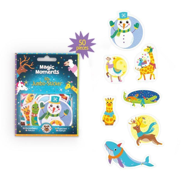 MAGIC MOMENTS Jumbo-Sticker-Set 50-teilig - Makimo - Smart Kids