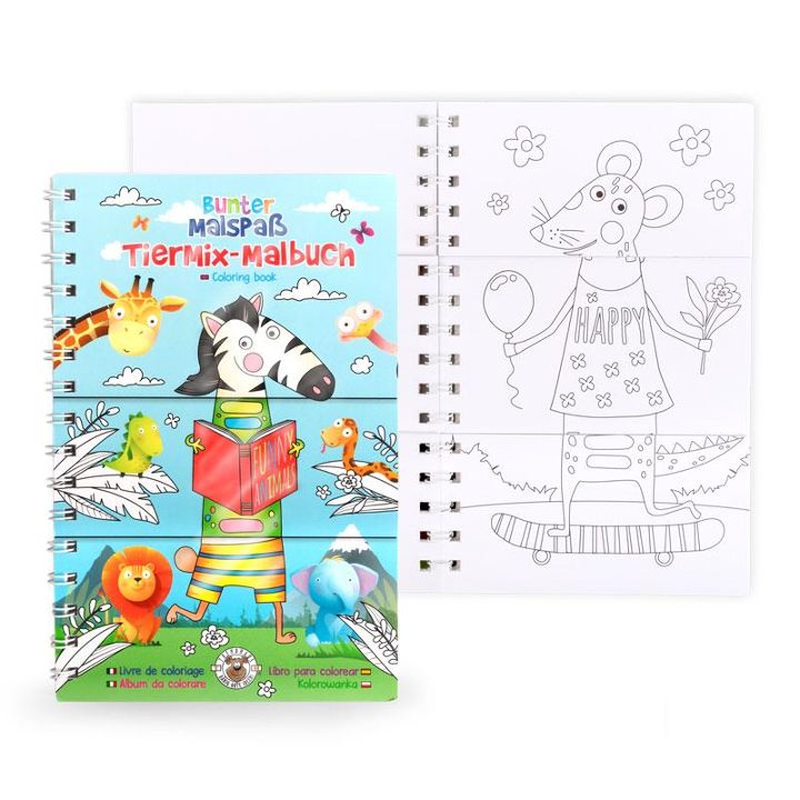 Malbuch - Tiermix - Makimo - Smart Kids