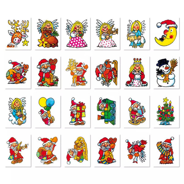Mini-Glitter-Sticker Weihnachten 2 - Makimo - Smart Kids