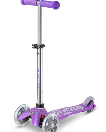 Mini Micro Deluxe Fairy Glitter LED Kinder-Scooter in Lila - Makimo - Smart Kids