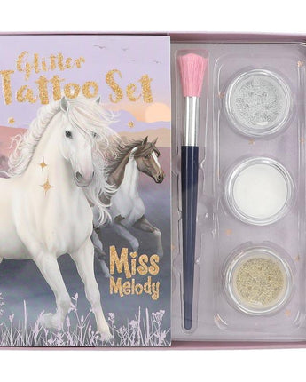 Miss Melody Glitzer Tattoo Set NIGHT HORSES - Makimo - Smart Kids