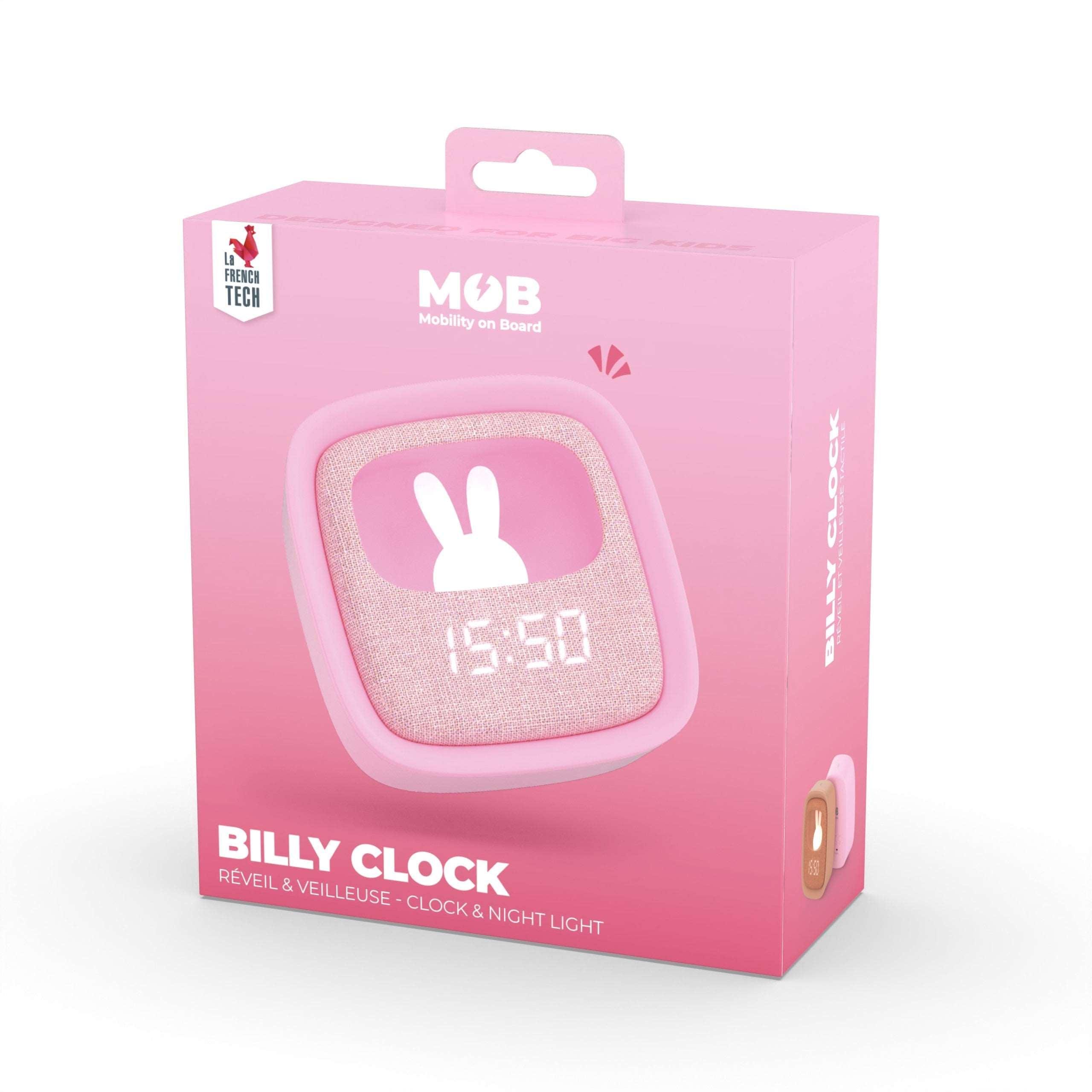 MOB - Billy Clock & Light - Nachtlicht und Wecker - Marshmallow - Makimo - Smart Kids