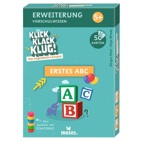 moses - Klick Klack Klug Erweiterungsset Erstes ABC ab 5 Jahren