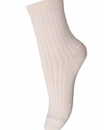 MP Denmark - Cotton Rib Sock - Rose Dust - Makimo - Smart Kids