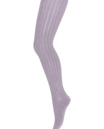 MP Denmark - Cotton Rib Tights - Lavender Sky - Makimo - Smart Kids