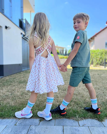 My Day My Dream - Socken - Text Collection - Schulkind Orange-Mint - Makimo - Smart Kids