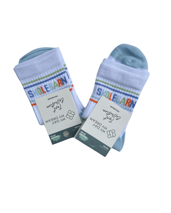 My Day My Dream - Socken - Text Collection - SKOLEBARN Blå - Makimo - Smart Kids