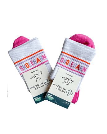 My Day My Dream - Socken - Text Collection - SKOLEBARN pink - Makimo - Smart Kids