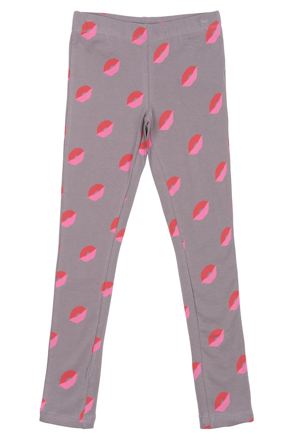 The NEW Mädchen Leggings Gray Ridge AOP - Nachhaltige Kinderleggings Bio-Baumwolle - Makimo - Smart Kids