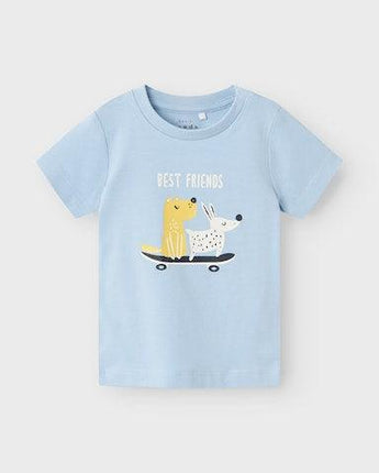 Name It Baby - T-Shirt Best Friends in Blau - Makimo - Smart Kids
