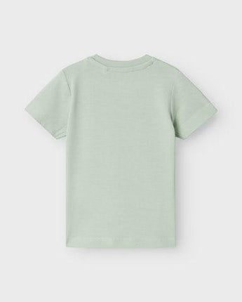 Name It Baby - T-Shirt Best Friends mit Pfoten in Silt Green - Makimo - Smart Kids