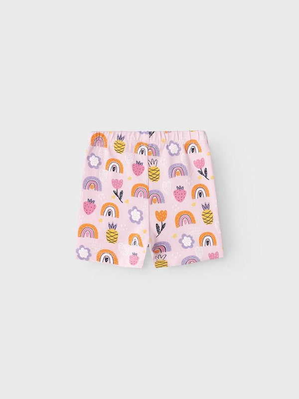Name It Baby - Vandora Biker Shorts in Parfait Pink Regenbogen - Makimo - Smart Kids