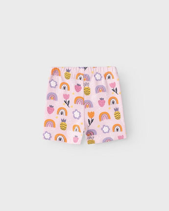 Name It Baby - Vandora Biker Shorts in Parfait Pink Regenbogen - Makimo - Smart Kids