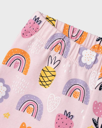 Name It Baby - Vandora Biker Shorts in Parfait Pink Regenbogen - Makimo - Smart Kids