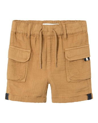 NAME IT Jungen Jogger Cargo Shorts - NMMBEN JOGGER CARGO TWI L SHORTS 1660-GG - Makimo - Smart Kids