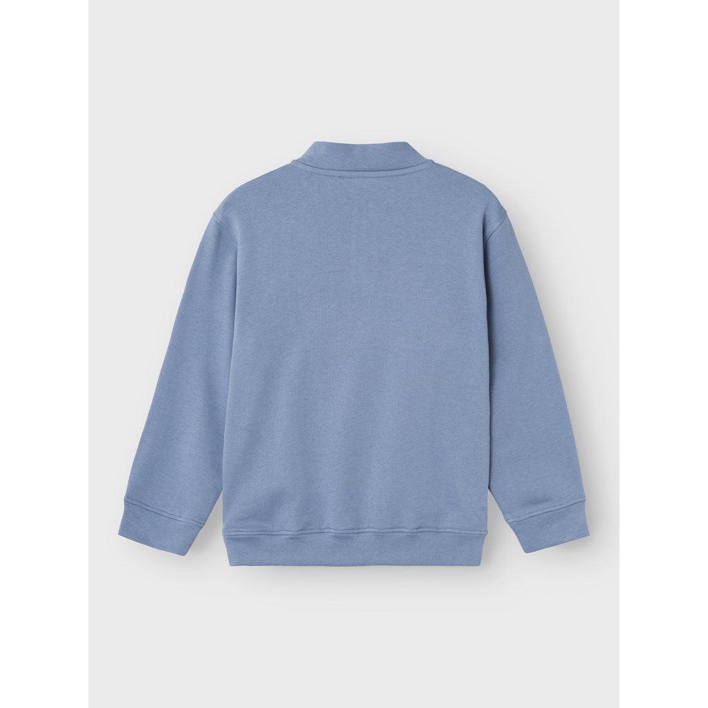 Name It Kids - NKMFRENZO LS NREG HALF ZIP SWE UNB Sweatshirt Troposphere - Makimo - Smart Kids