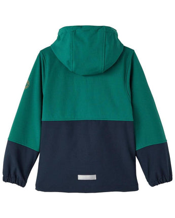 Name It Kids - Softshelljacke NKMALFA Block in Forest Biome - Makimo - Smart Kids