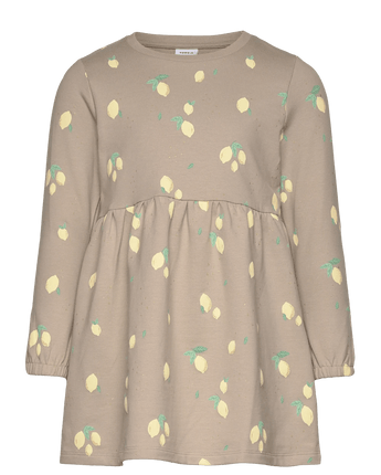 Name It Mini - Print Kleid für Mädchen in Pure Cashmere - Makimo - Smart Kids