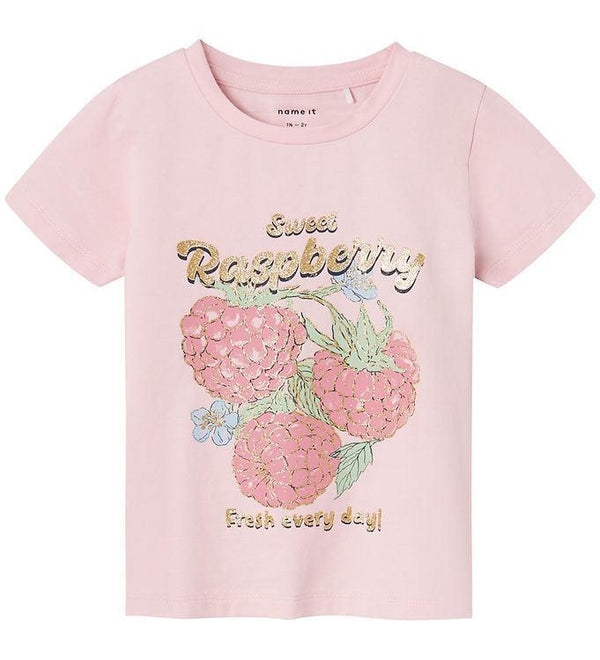 Name It Mini - Regular Fit T-Shirt in Parfait Pink - Makimo - Smart Kids