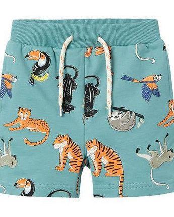 Name It Mini - Sweatshorts in Mineral Blue - Makimo - Smart Kids