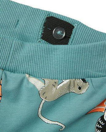 Name It Mini - Sweatshorts in Mineral Blue - Makimo - Smart Kids