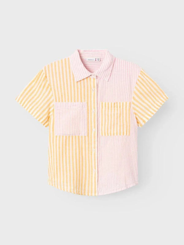 NAME IT NKFHISTRIPE SS SHIRT - Kurzarmshirt für Mädchen - Makimo - Smart Kids