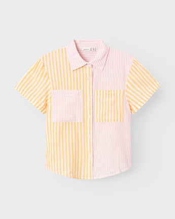 NAME IT NKFHISTRIPE SS SHIRT - Kurzarmshirt für Mädchen - Makimo - Smart Kids