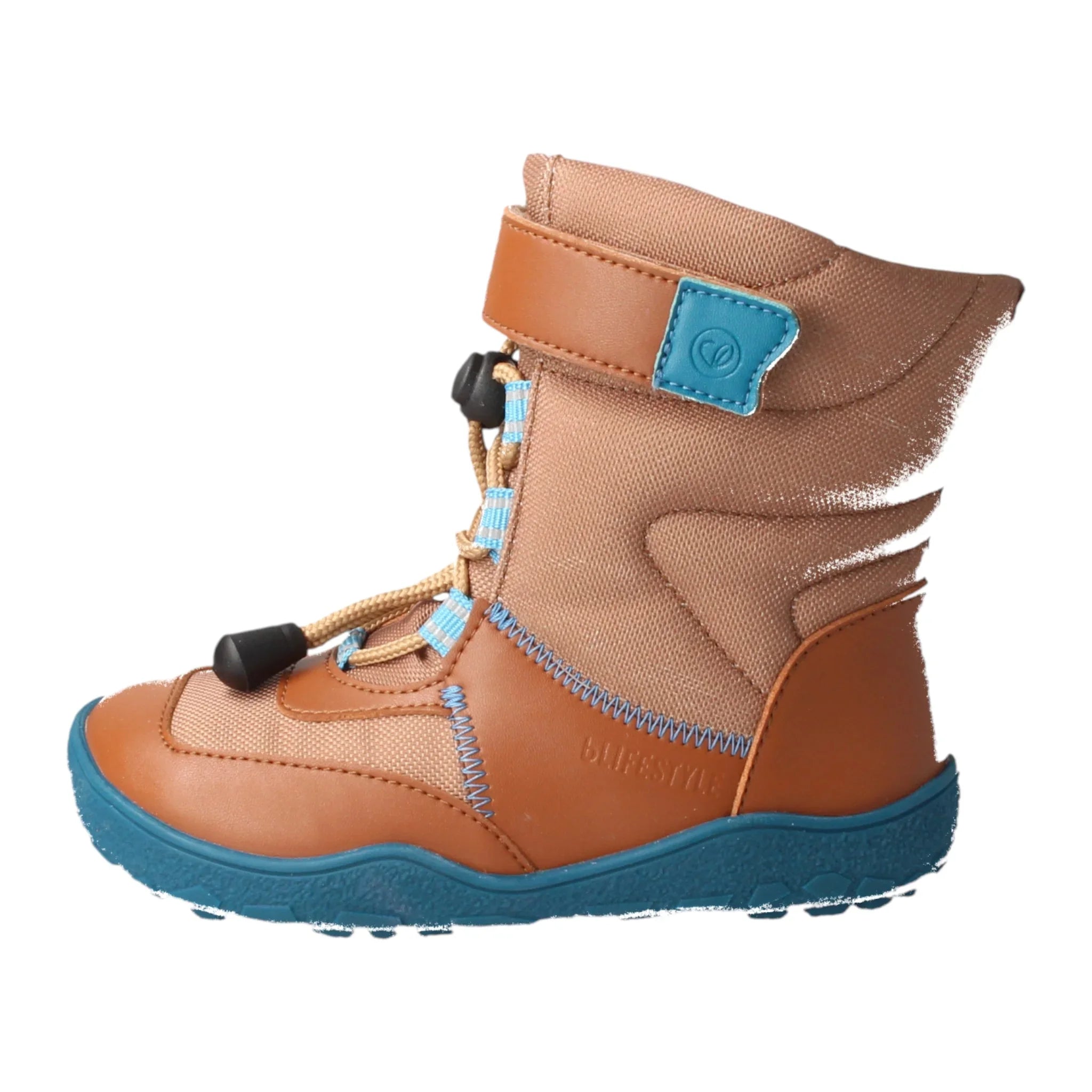 bLIFESTYLE narwalSTYLE TEX haselnuss - Textil Kinderschuhe mit Warmfutter - Makimo - Smart Kids