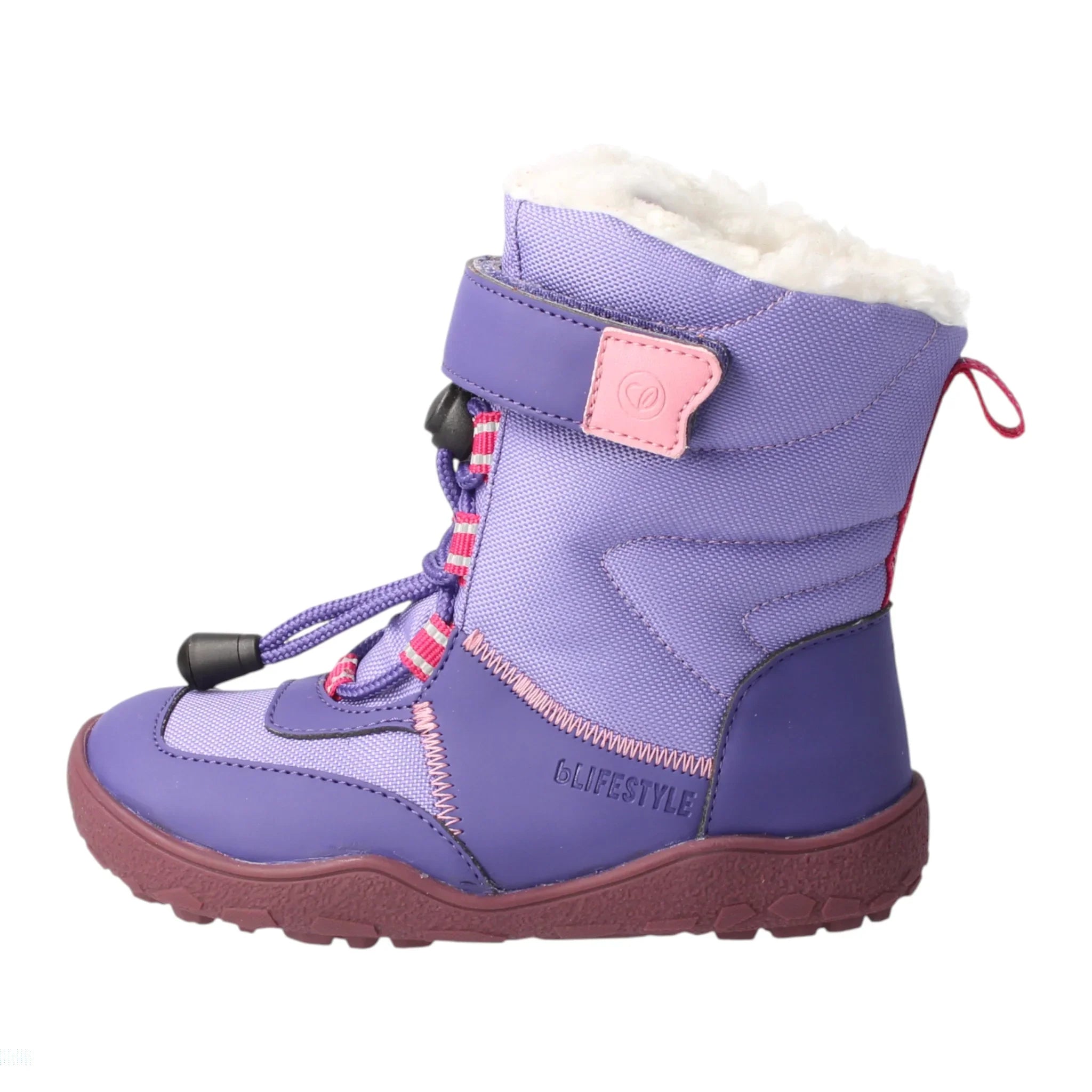 bLIFESTYLE narwalSTYLE TEX lila - Textil Kinderschuhe mit Warmfutter - Makimo - Smart Kids