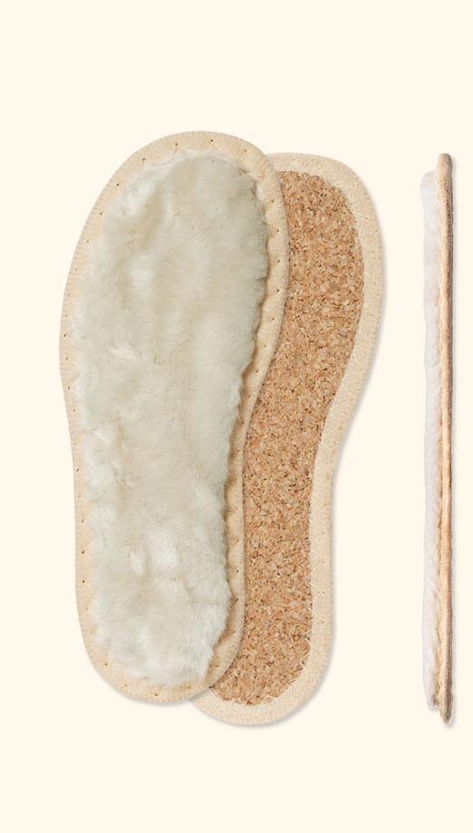 Natur pur Lammfellsohle mit Kork - Pascha Kids - Makimo - Smart Kids