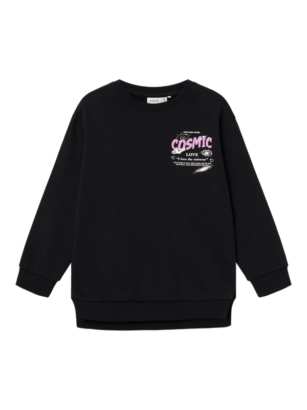 Nkfnukkel Ls Long Rlx Sweat Bru - Makimo - Smart Kids