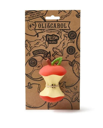 Oli&Carol Pepa the Apple Baby Greifling aus 100% Naturkautschuk - Makimo - Smart Kids