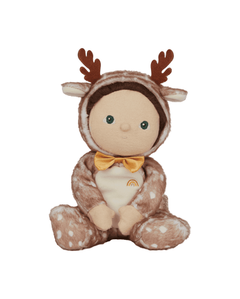 Olli Ella - Dinky Dinkum Dolls - Riley Reindeer Tan - Puppe - 22cm - Makimo - Smart Kids