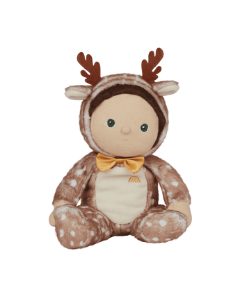 Olli Ella - Dinky Dinkum Dolls - Riley Reindeer Tan - Puppe - 22cm - Makimo - Smart Kids