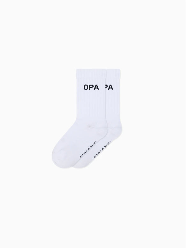 FAMVIBES OPA Socken - Weiß
