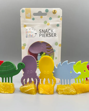 Pieksi und Griffel - Pieksi 7er-Set – Spring Day 🦔🐢🐟🦕🐙🌷 - Makimo - Smart Kids