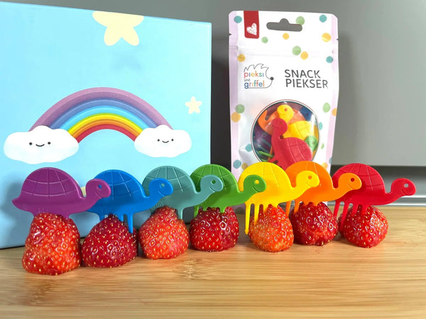 Pieksi und Griffel - Pieksi 7er-Set – Turtle Rain 🐢🌈 - Makimo - Smart Kids