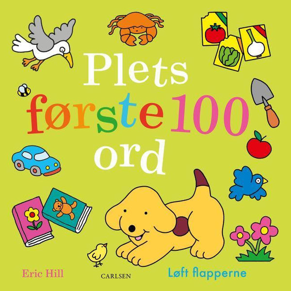 Plets første 100 ord" af Eric Hill - børnebog - Makimo - Smart Kids