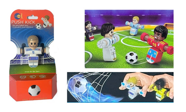 Push Kick Fußballfigur mit Ball – Einzelspielzeug