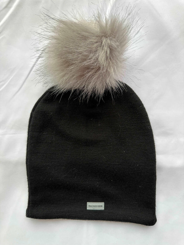 Racing Kids Beanie Wolle/Baumwolle schwarz - Makimo - Smart Kids