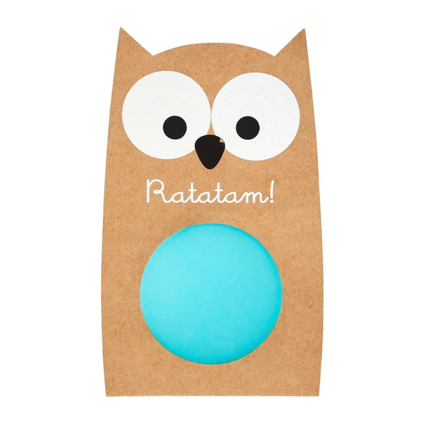 Ratatam - Flummi Eule Blau - Makimo - Smart Kids