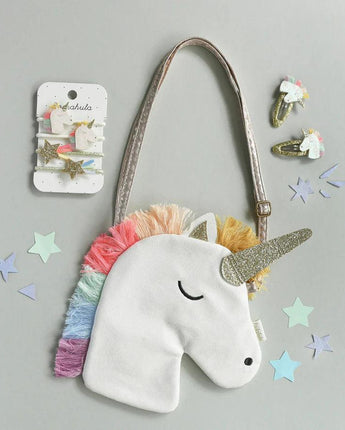 Regenbogen-Einhorn Haargummis von Rockahula Kids - Makimo - Smart Kids