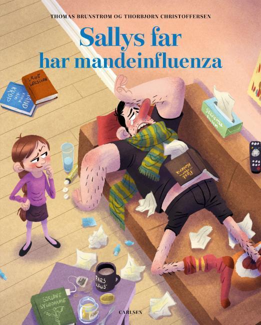 Sallys far har mandeinfluenza - børnebog - Makimo - Smart Kids