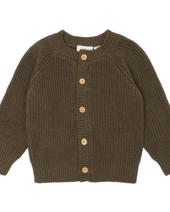 THE NEW Siblings Tnslino Knit Cardigan, Ivy Green, Strickjacke