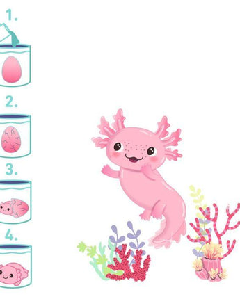 Schlüpfender Axolotl – Rosa oder Violett - Makimo - Smart Kids