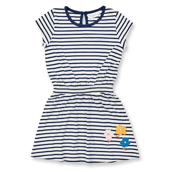 Sense Organics - Modell MELDA - Mädchenkleid geringelt - Makimo - Smart Kids