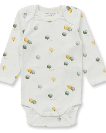 Sense Organics YVON - Baby Body mit Baumdruck - Makimo - Smart Kids