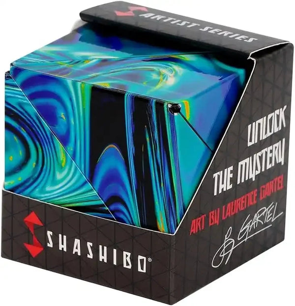Shashibo Cube "MYSTIC OCEAN" – Geometrischer Magnetwürfel & 3D-Lernpuzzle - Makimo - Smart Kids
