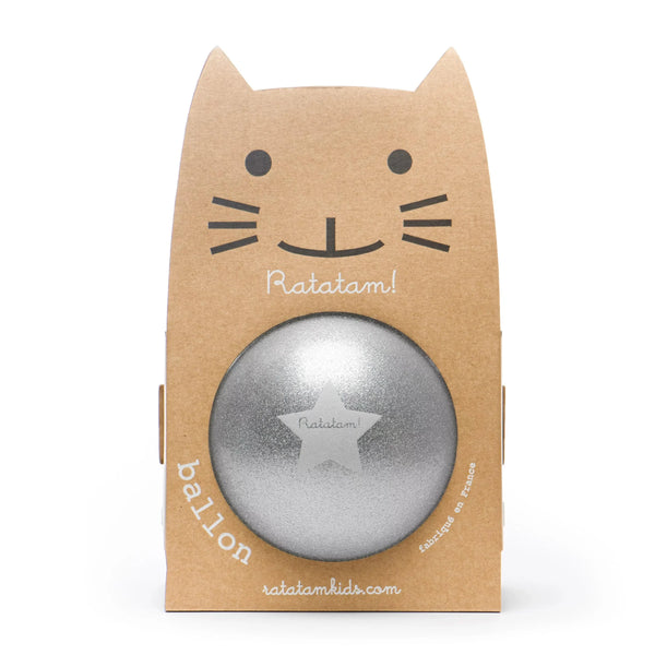 Silberner Glitzerball – Handgefertigt - 15cm - Makimo - Smart Kids